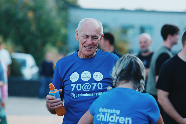 Paul’s 70km charity run to mark 70th birthday