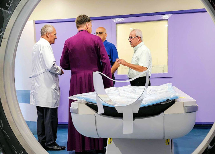 Norwich Bishop's Gaza hospital appeal tops £37k 