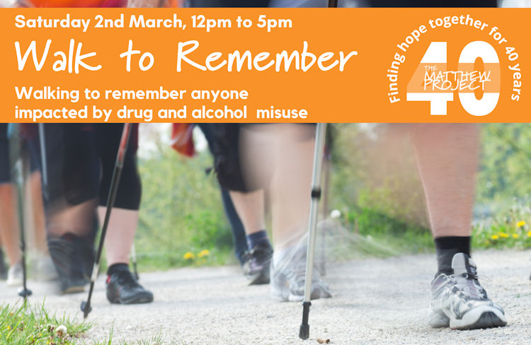 Norwich walk to remember substance abuse victims