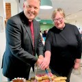 Bishop marks anniversary of new Norwich hospice