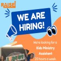 Wymondham charity needs Kids Ministry Assistant