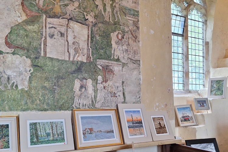See art and heritage at Hemblington Church